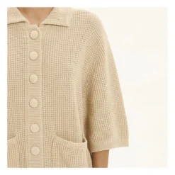 Waffle Cardigan | Oatmeal -Trend Luxer Sales Store unnamed file 2338