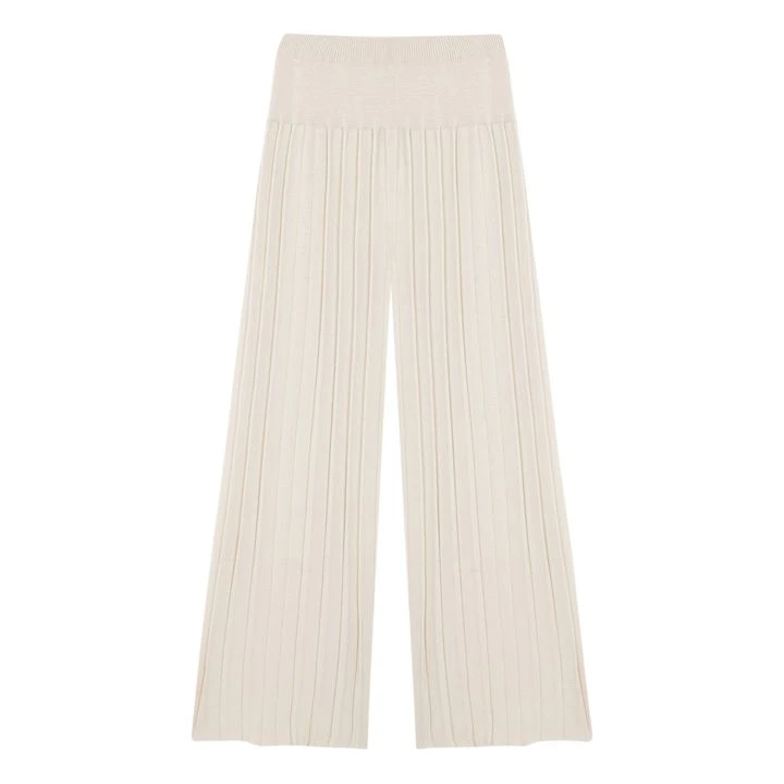 Cotton And Cashmere Pleated Trousers | Natural 1 Cotton And Cashmere Pleated Trousers | Natural
