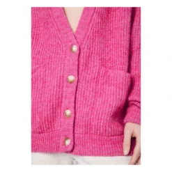 American Vintage East Alpaca Wool Cardigan | Magenta 10 American Vintage East Alpaca Wool Cardigan | Magenta -Trend Luxer Sales Store unnamed file 2384