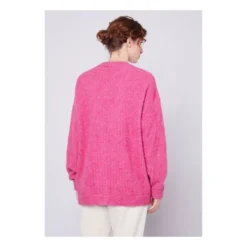 American Vintage East Alpaca Wool Cardigan | Magenta 11 American Vintage East Alpaca Wool Cardigan | Magenta -Trend Luxer Sales Store unnamed file 2385