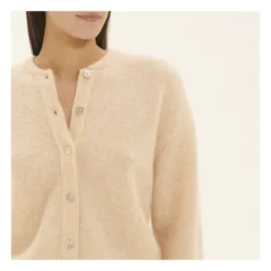 American Vintage Zabidoo Mohair Gilet | Heather Beige -Trend Luxer Sales Store unnamed file 2396