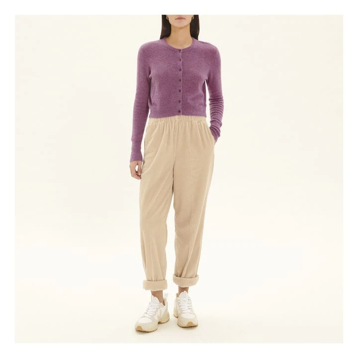 American Vintage Razpark Wool Gilet | Dark Purple 2 American Vintage Razpark Wool Gilet | Dark Purple - Image 2