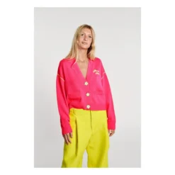 Canary Islands Wool Cardigan | Pink -Trend Luxer Sales Store unnamed file 2447