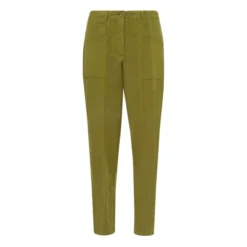 Hartford Pumping Cotton And Linen Pants | Khaki