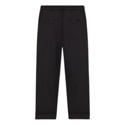 Woollen Masculine Tailored Trousers | Black -Trend Luxer Sales Store unnamed file 271