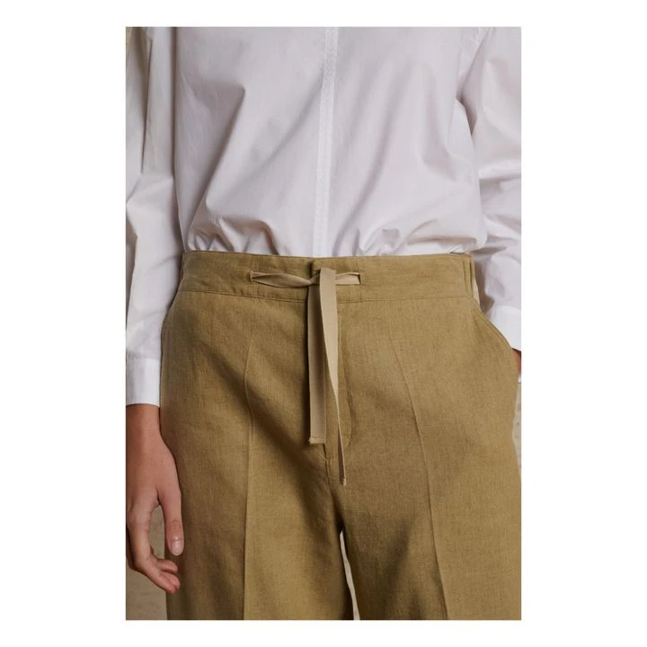 Soeur Sarajevo Cotton And Linen Pants | Beige 4 Soeur Sarajevo Cotton And Linen Pants | Beige - Image 4