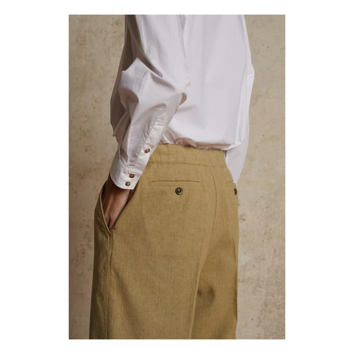 Soeur Sarajevo Cotton And Linen Pants | Beige 5 Soeur Sarajevo Cotton And Linen Pants | Beige - Image 5