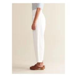 Bellerose Lilo Pants - Women’s Collection | White -Trend Luxer Sales Store unnamed file 289