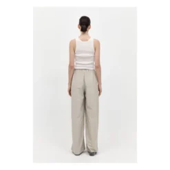 Recycled Materials Relaxed Pants | Ecru -Trend Luxer Sales Store unnamed file 341