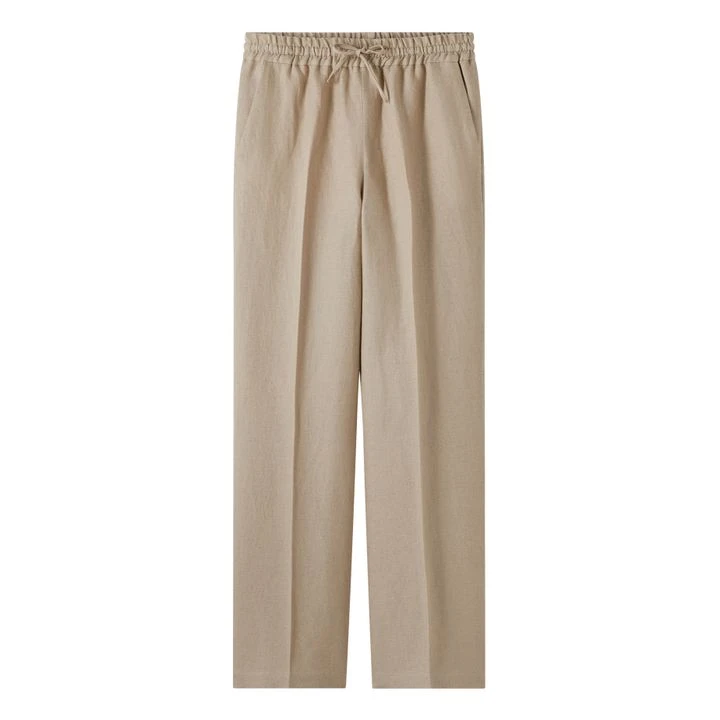 A.P.C. Carlota Linen And Cotton Pants | Beige 1 A.P.C. Carlota Linen And Cotton Pants | Beige