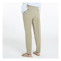 Cotton And Linen Carrot Pants | Taupe Brown -Trend Luxer Sales Store unnamed file 349