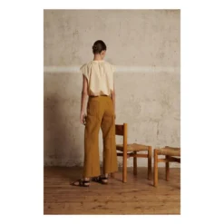 Soeur Organic Cotton Harry Pants | Beige -Trend Luxer Sales Store unnamed file 374