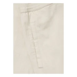 Coco Textured Organic Cotton Check Pants | Ecru -Trend Luxer Sales Store unnamed file 399