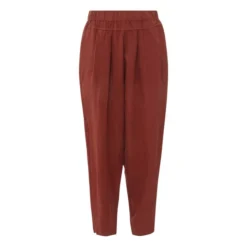 Carpenter Linen Pants | Brick Red