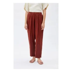 Carpenter Linen Pants | Brick Red -Trend Luxer Sales Store unnamed file 409