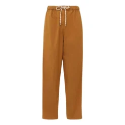 Rony Poplin Craquante Pants | Caramel