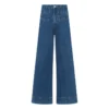 Jean Flare Coton Bio | Denim Stonewashed