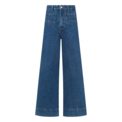 Jean Flare Coton Bio | Denim Stonewashed