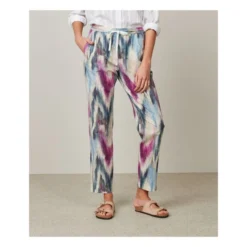 Hartford Perline Print Pants | Blue -Trend Luxer Sales Store unnamed file 424