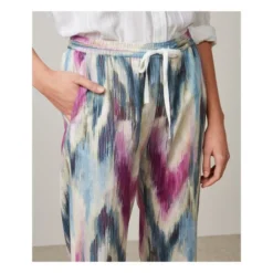 Hartford Perline Print Pants | Blue -Trend Luxer Sales Store unnamed file 425