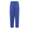 Teddy Radio Cotton And Linen Pants | Electric Blue