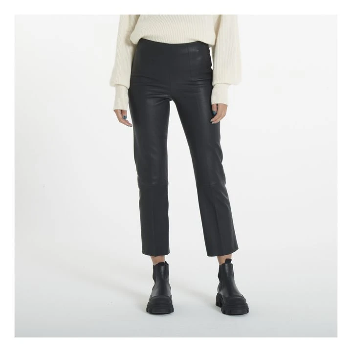 By Malene Birger Florentina Leather Trousers | Black 5 By Malene Birger Florentina Leather Trousers | Black - Image 5