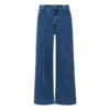 High Waisted Denim Trousers - Women’s Collection | Denim Blue
