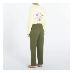 Demsey Cotton Gauze Pants | Khaki -Trend Luxer Sales Store unnamed file 502