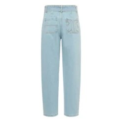 Pantalon Denim Paper Bag Coton Bio | Denim Bleached -Trend Luxer Sales Store unnamed file 509