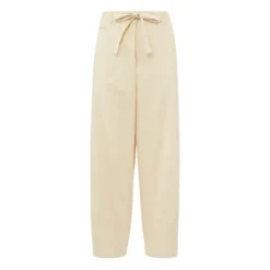 Pasha Linen And Cotton Pants | Beige