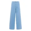 Captain Cook Cotton And Linen Pants | Light Blue