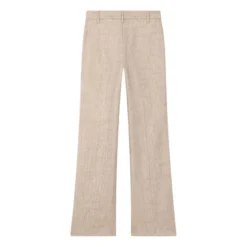Island Chevron Wool And Linen Pants | Beige -Trend Luxer Sales Store unnamed file 559