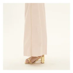 FORTE_FORTE Embroidered Cotton Poplin Palazzo Pants | Powder Pink -Trend Luxer Sales Store unnamed file 56