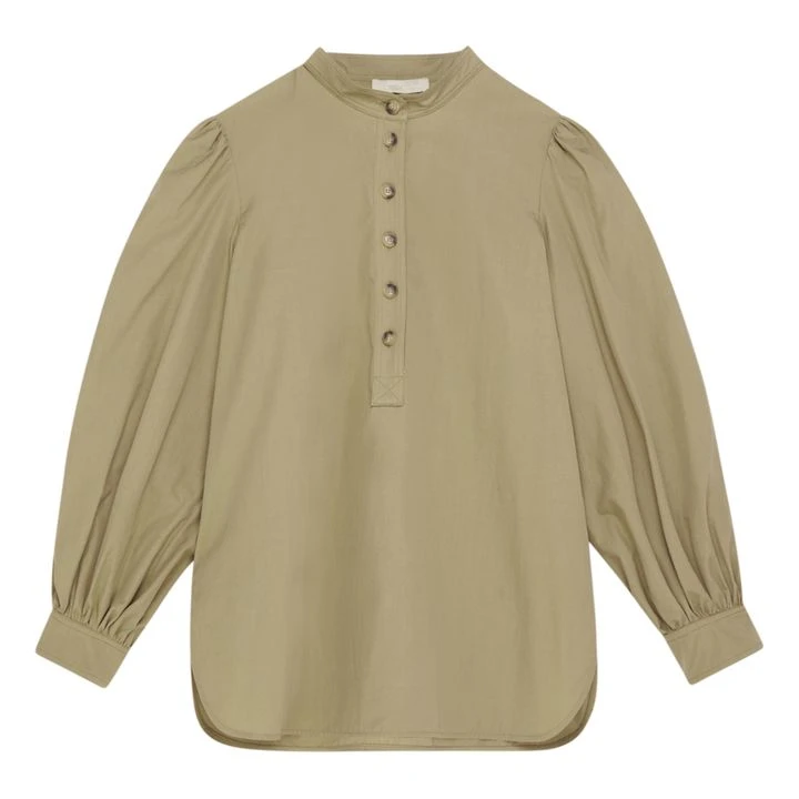 Vanessa Bruno Aloe Blouse | Khaki 1 Vanessa Bruno Aloe Blouse | Khaki