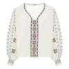 Embroidered Blouse | Off White