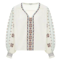 Embroidered Blouse | Off White
