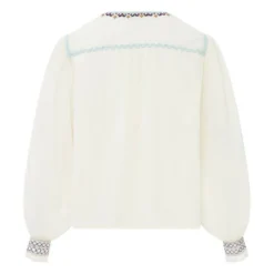 Embroidered Blouse | Off White 13 Embroidered Blouse | Off White -Trend Luxer Sales Store unnamed file 591