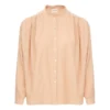 Almond Double Cotton Muslin Blouse - Women’s Collection | Peach