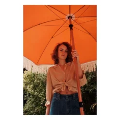 Polka Dot Blouse - Women’s Collection | Peach -Trend Luxer Sales Store unnamed file 606