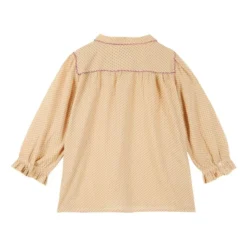 Polka Dot Blouse - Women’s Collection | Peach -Trend Luxer Sales Store unnamed file 607