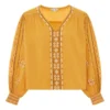 Embroidered Blouse | Honey