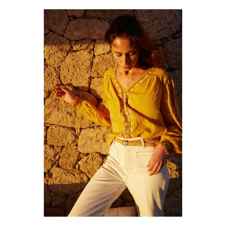Embroidered Blouse | Honey 5 Embroidered Blouse | Honey - Image 5