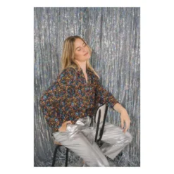 Time For Flowers Nursing Blouse | Black