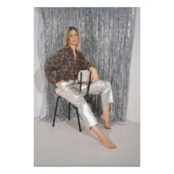 Time For Flowers Nursing Blouse | Black -Trend Luxer Sales Store unnamed file 625