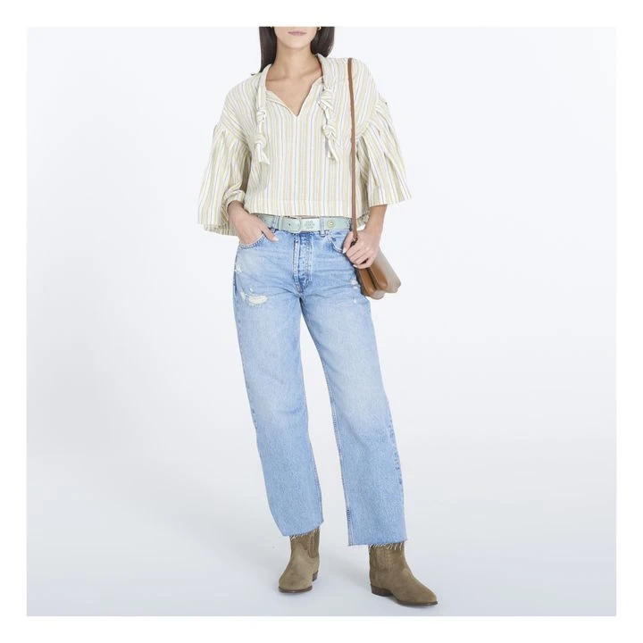 Kite Striped Blouse | Yellow 2 Kite Striped Blouse | Yellow - Image 2