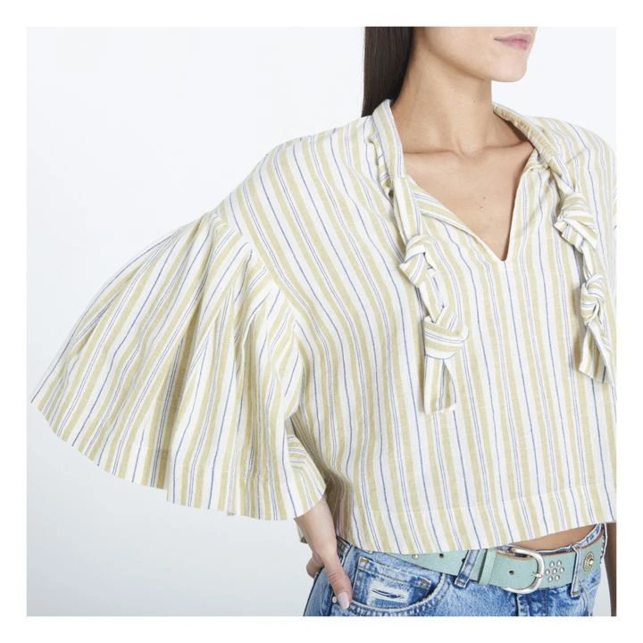 Kite Striped Blouse | Yellow 4 Kite Striped Blouse | Yellow - Image 4
