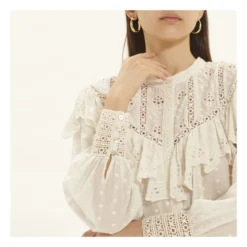 Eddie Blouse | Ecru -Trend Luxer Sales Store unnamed file 646