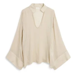 By Malene Birger Lomaria Blouse | Cream