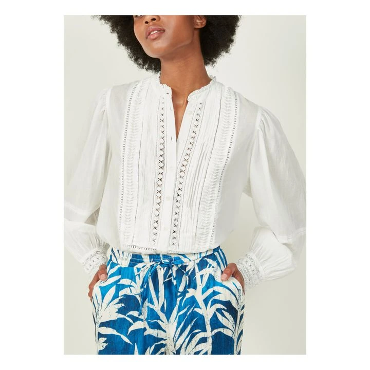 Hartford Crush Blouse | Ecru 3 Hartford Crush Blouse | Ecru - Image 3