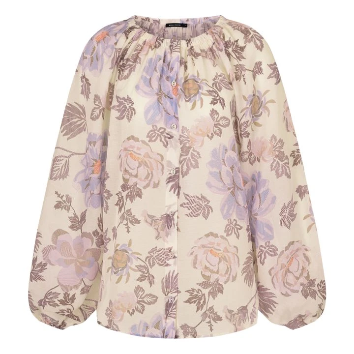 Mariana Cotton And Silk Blouse | Ecru 1 Mariana Cotton And Silk Blouse | Ecru